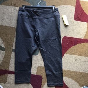 Gray exercise pants